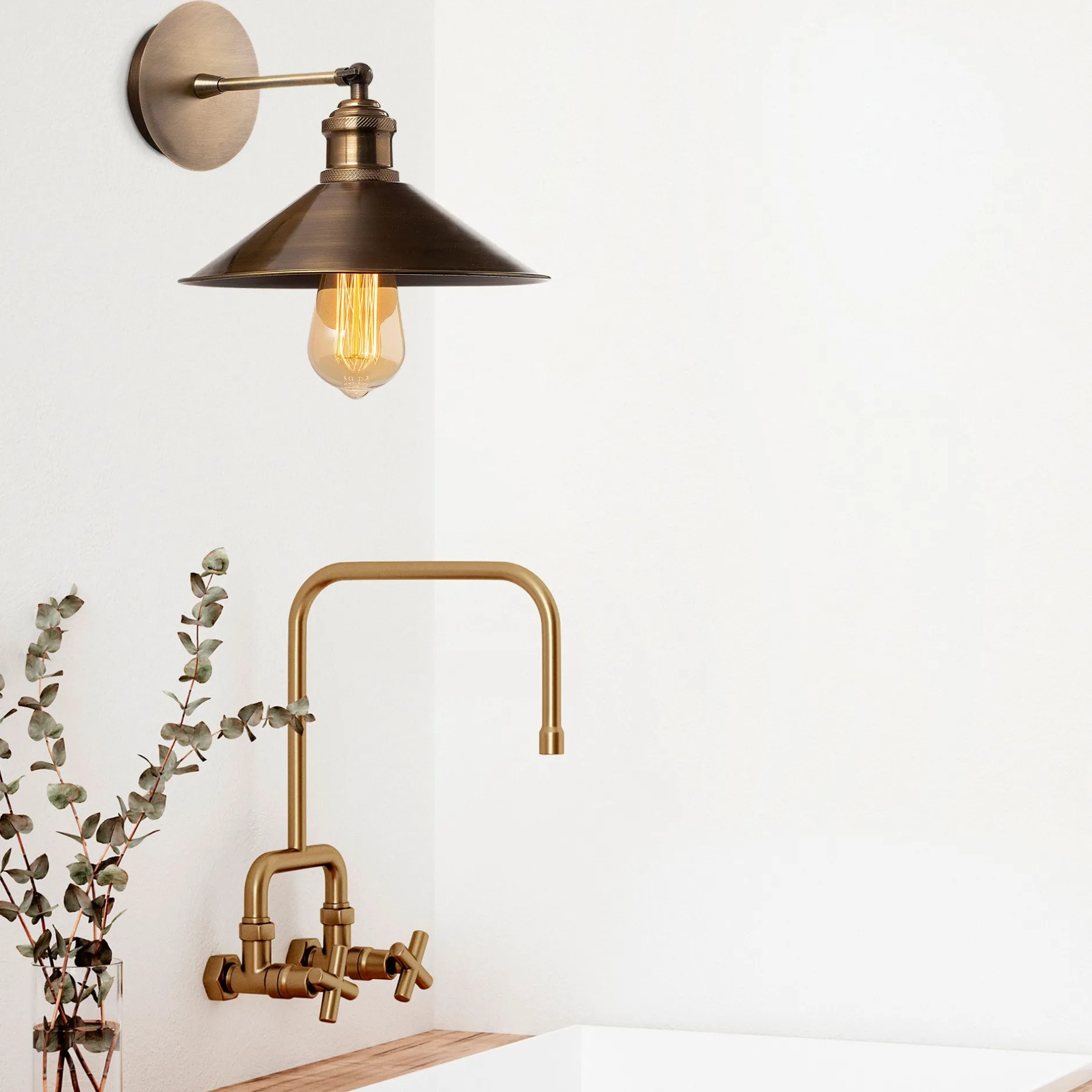 Sivani Wandleuchte | METALLGEHÄUSE | Vintage