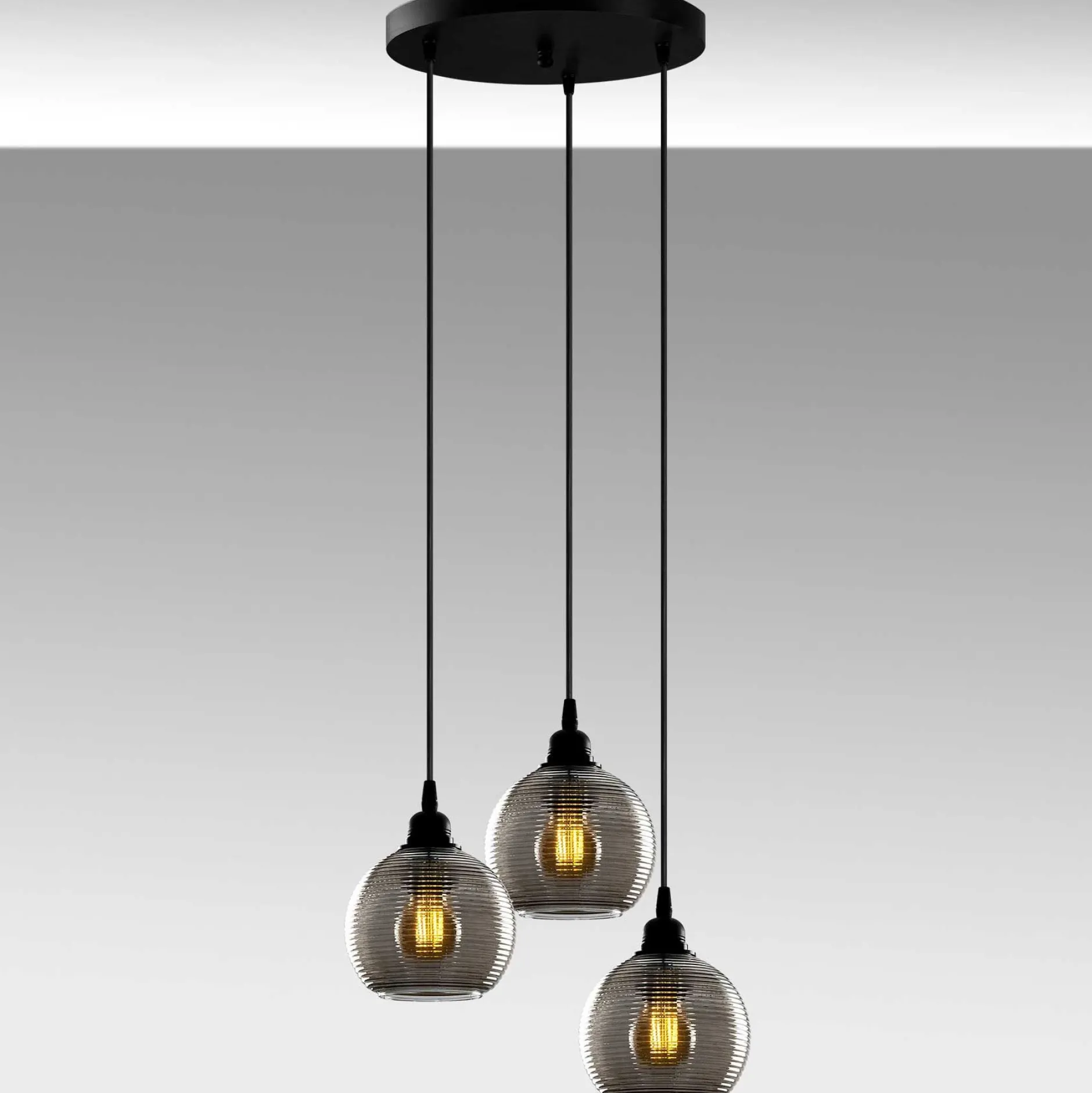 Smoked Kronleuchter | METALLGEHÄUSE | Rauch