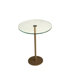 Social Couchtisch | GEHÄRTETES GLAS | Gold