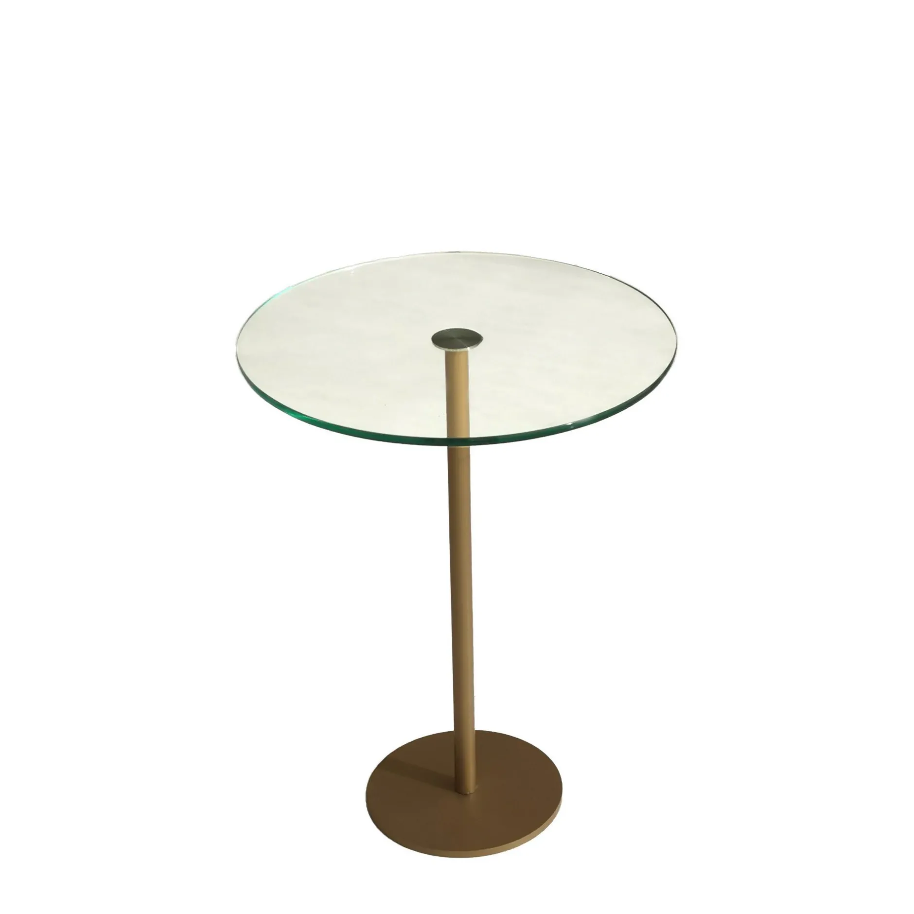Social Couchtisch | GEHÄRTETES GLAS | Gold