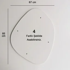 Soho Spiegel | 100 % MDF | Weiß