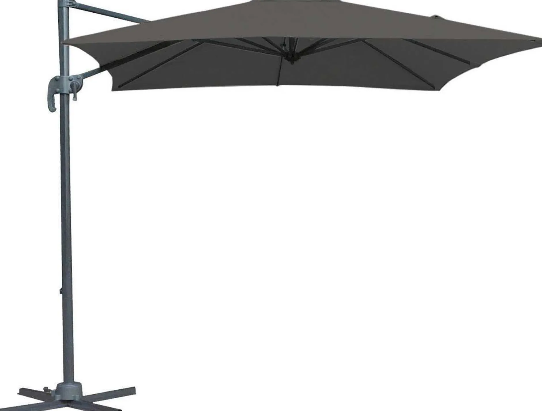 Sonnenschirm Cleveland 250x250 Aluminium Anthrazit