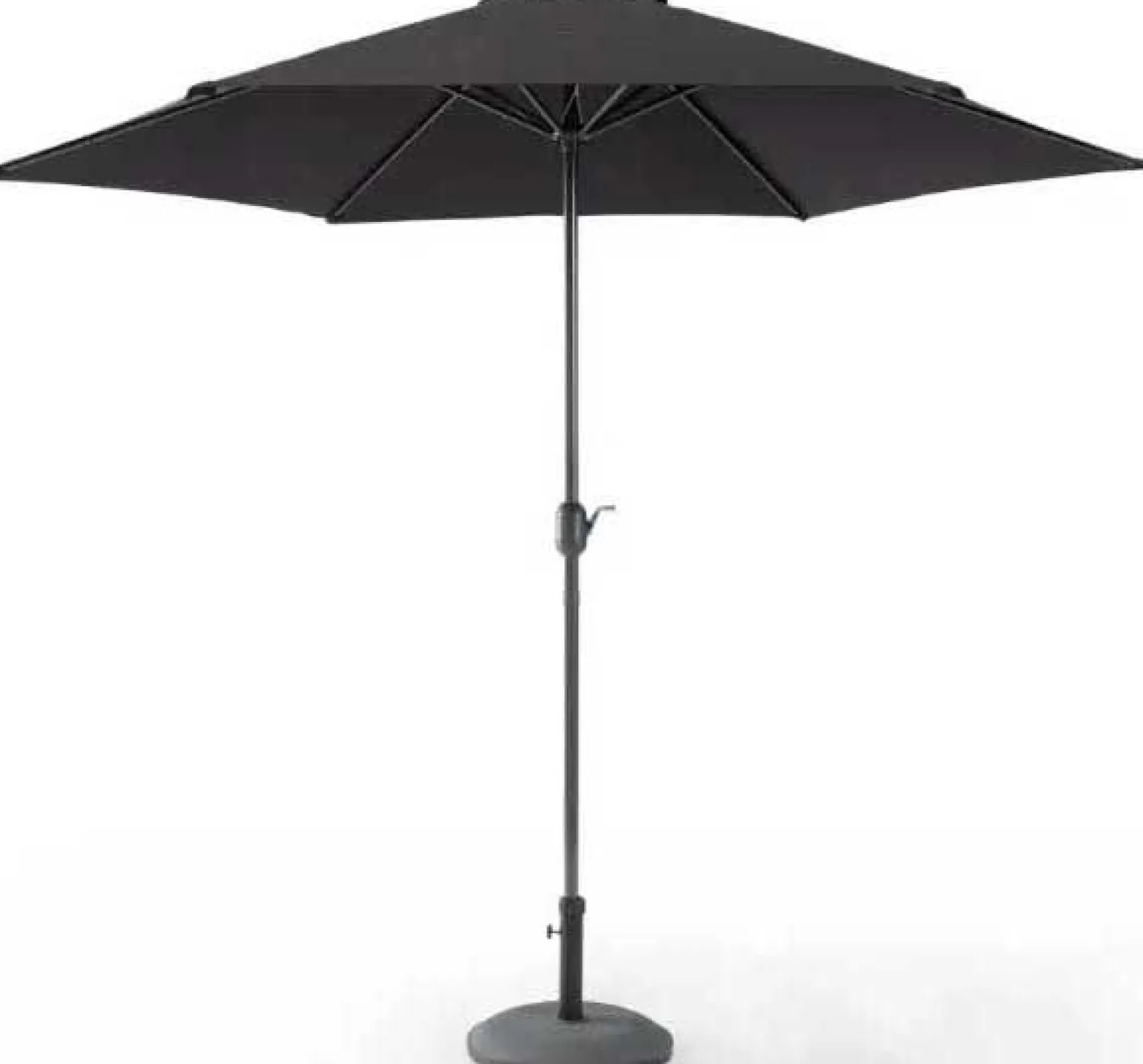 Sonnenschirm Norman Aluminium schwarz Ø350cm