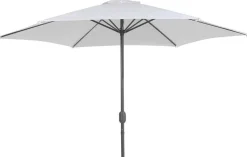 Sonnenschirm Norman 300cm Aluminium Weiß