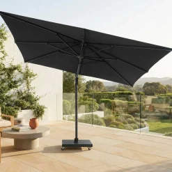 Sonnenschirm Tampa 300cm Gescova - Aluminium, Schwarz