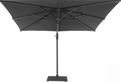 Sonnenschirm Tampa Gescova - Aluminiumgestell - 300 x 400 cm - Schwarz