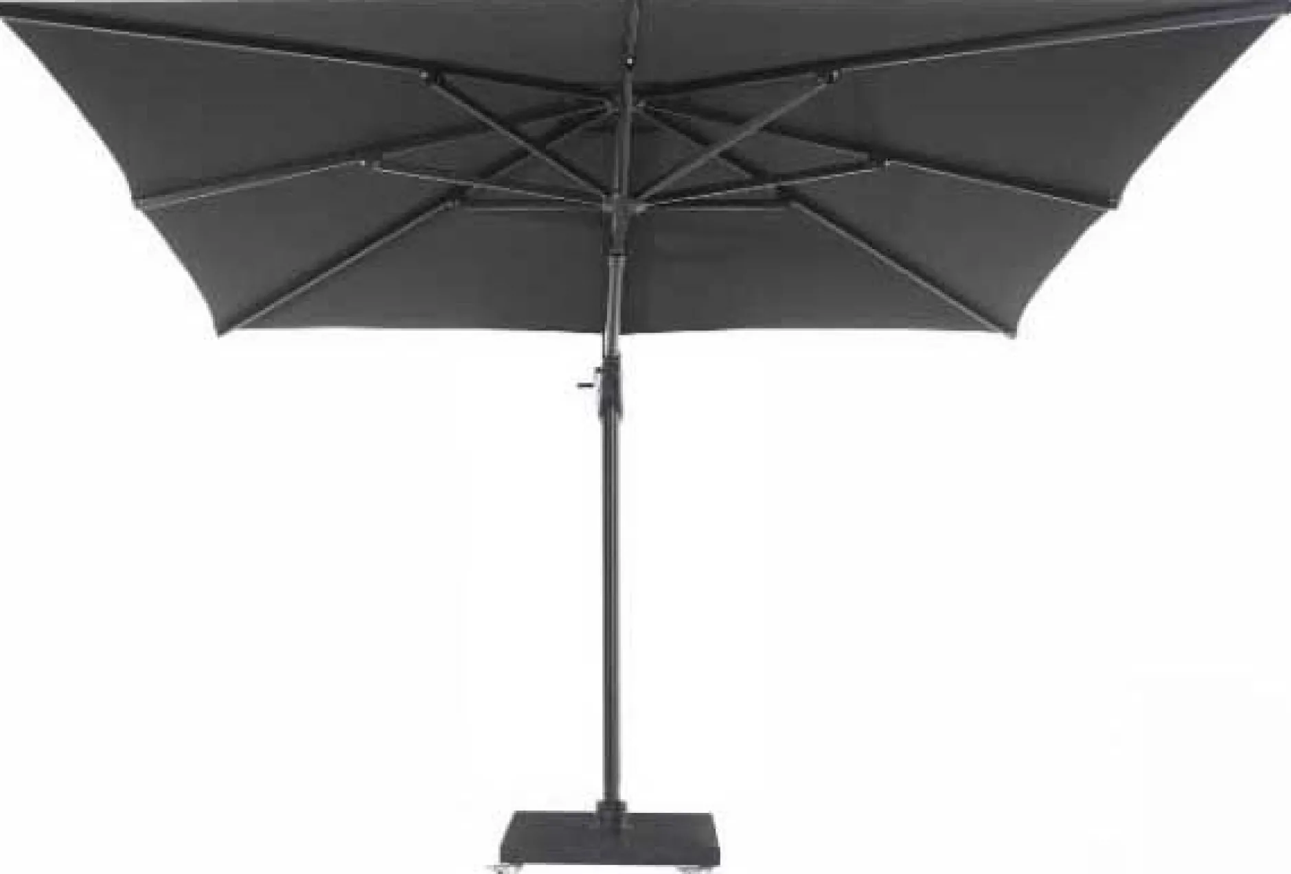 Sonnenschirm Tampa Gescova - Aluminiumgestell - 300 x 400 cm - Schwarz