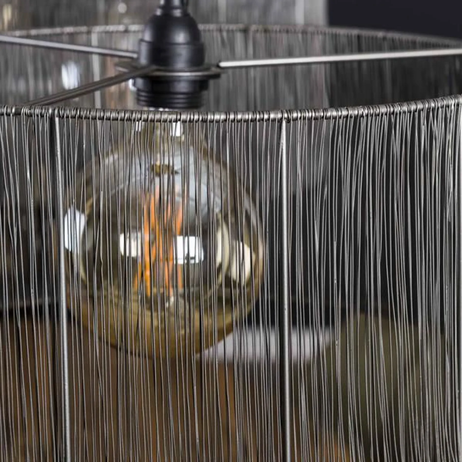 Sorina Hängelampe 120 cm-schwarz nickel