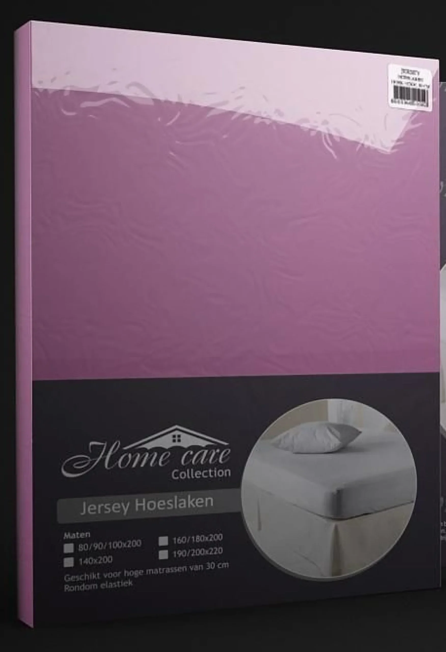 Spannbettlaken Jersey rosa 80/90/100x200cm