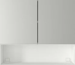 Spiegelschrank Aureliano - 75x17x65cm - 2 Türen - weiß