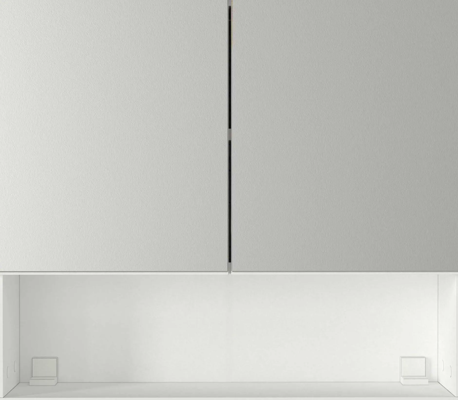 Spiegelschrank Aureliano - 75x17x65cm - 2 Türen - weiß