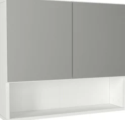 Spiegelschrank Aureliano - 75x17x65cm - 2 Türen - weiß