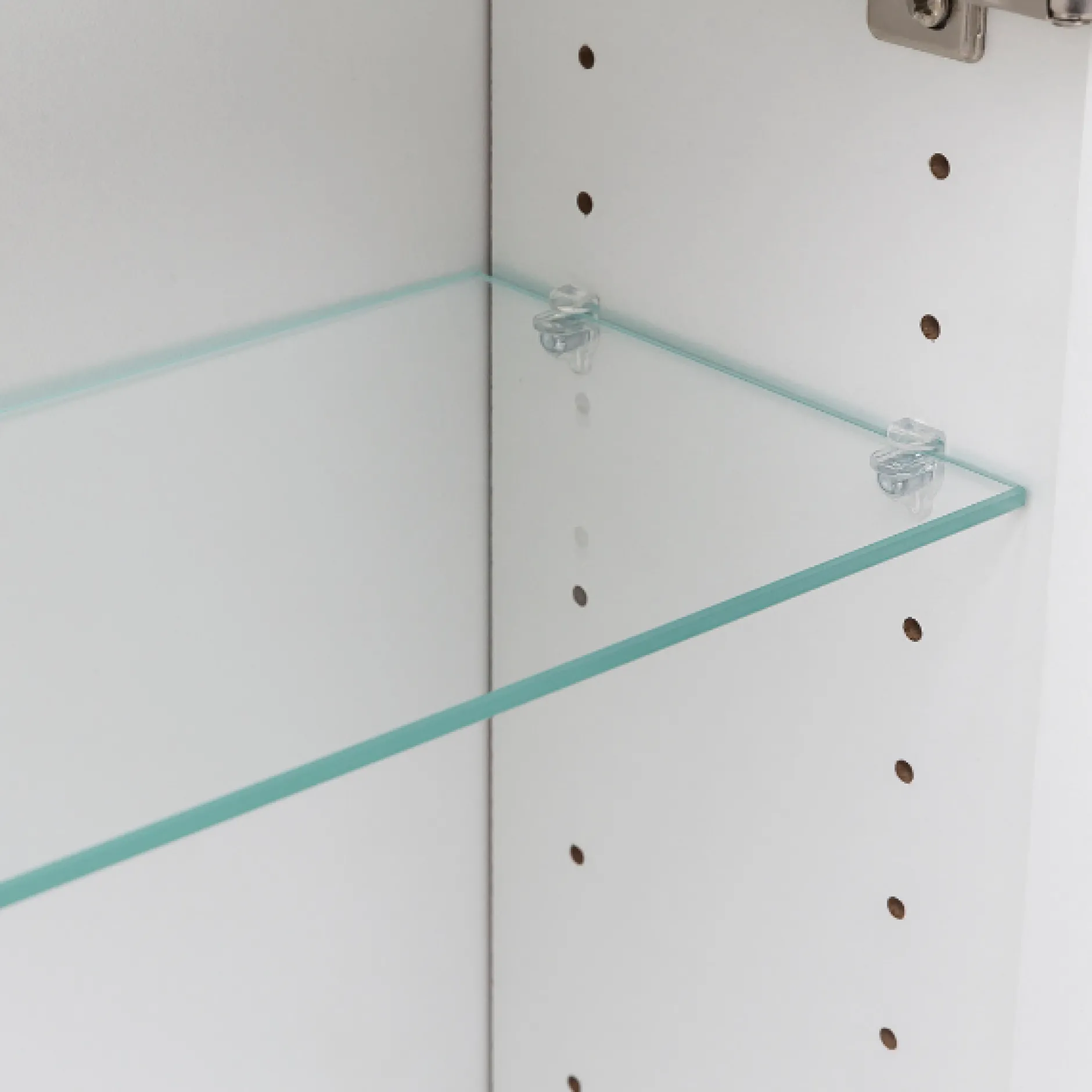 Spiegelschrank Bobbi 60cm Modell 2 3 Türen und led Beleuchtung - weiß