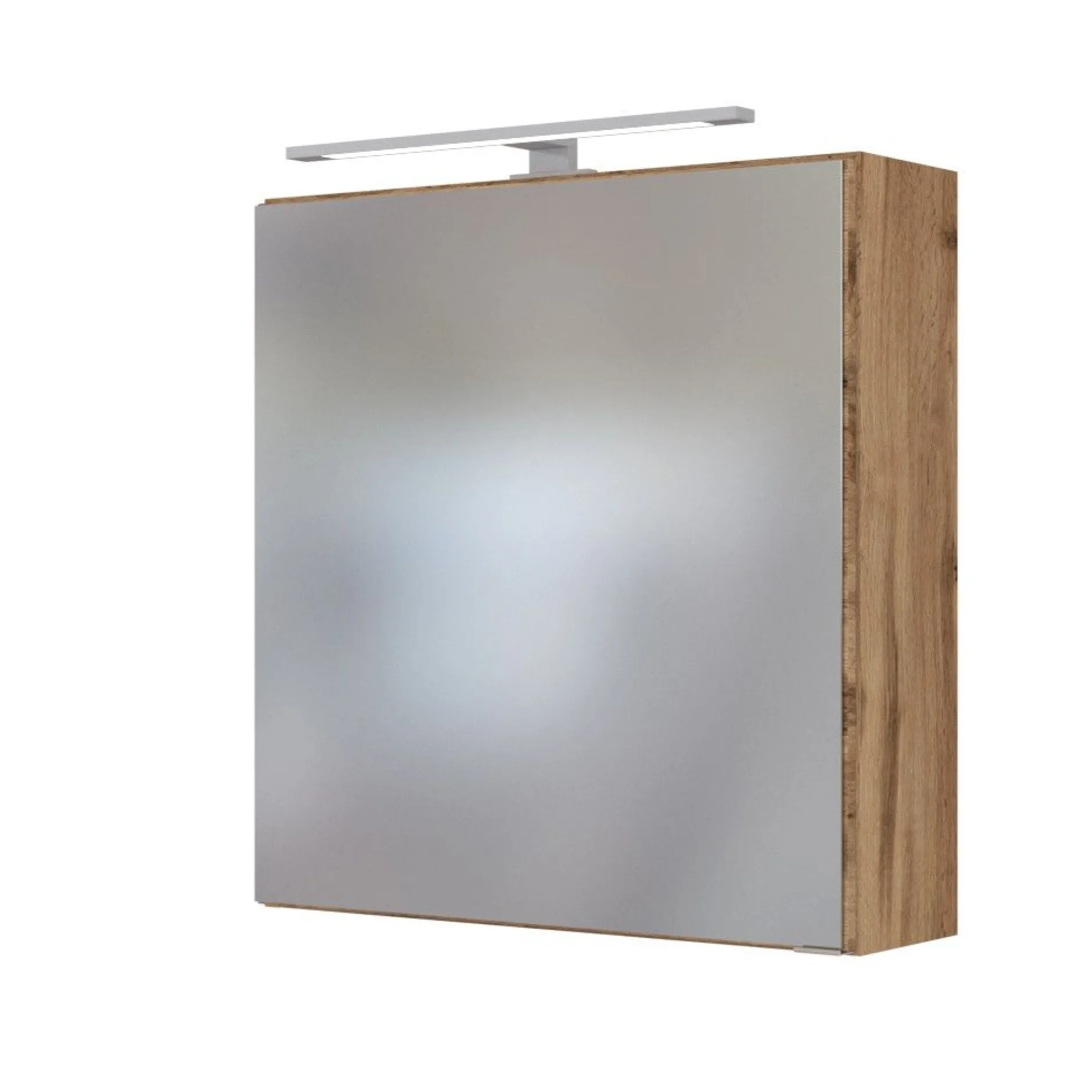Spiegelschrank Dasa 60cm mit 1 Tür - Eiche wotan