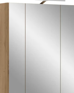 Spiegelschrank Ice Xonox Artisan Oak 60x70x18 cm mit Beleuchtung