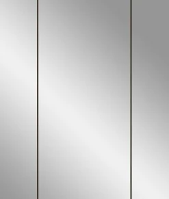 Spiegelschrank Ice Xonox - matt schwarz/Nox Eiche - 60x70x18 cm