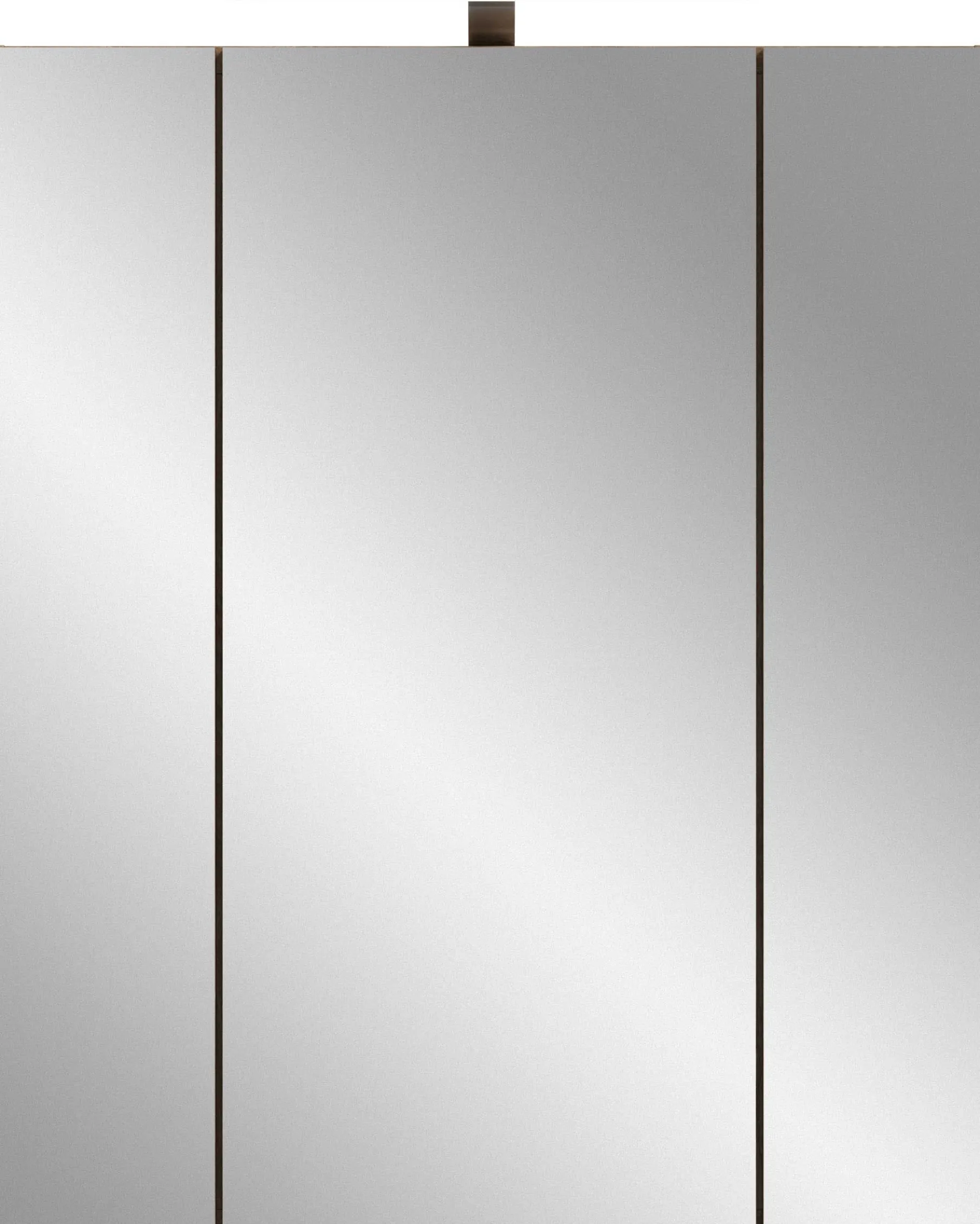 Spiegelschrank Ice Xonox - mattschwarz/Nox Oak - 60x70x18 cm