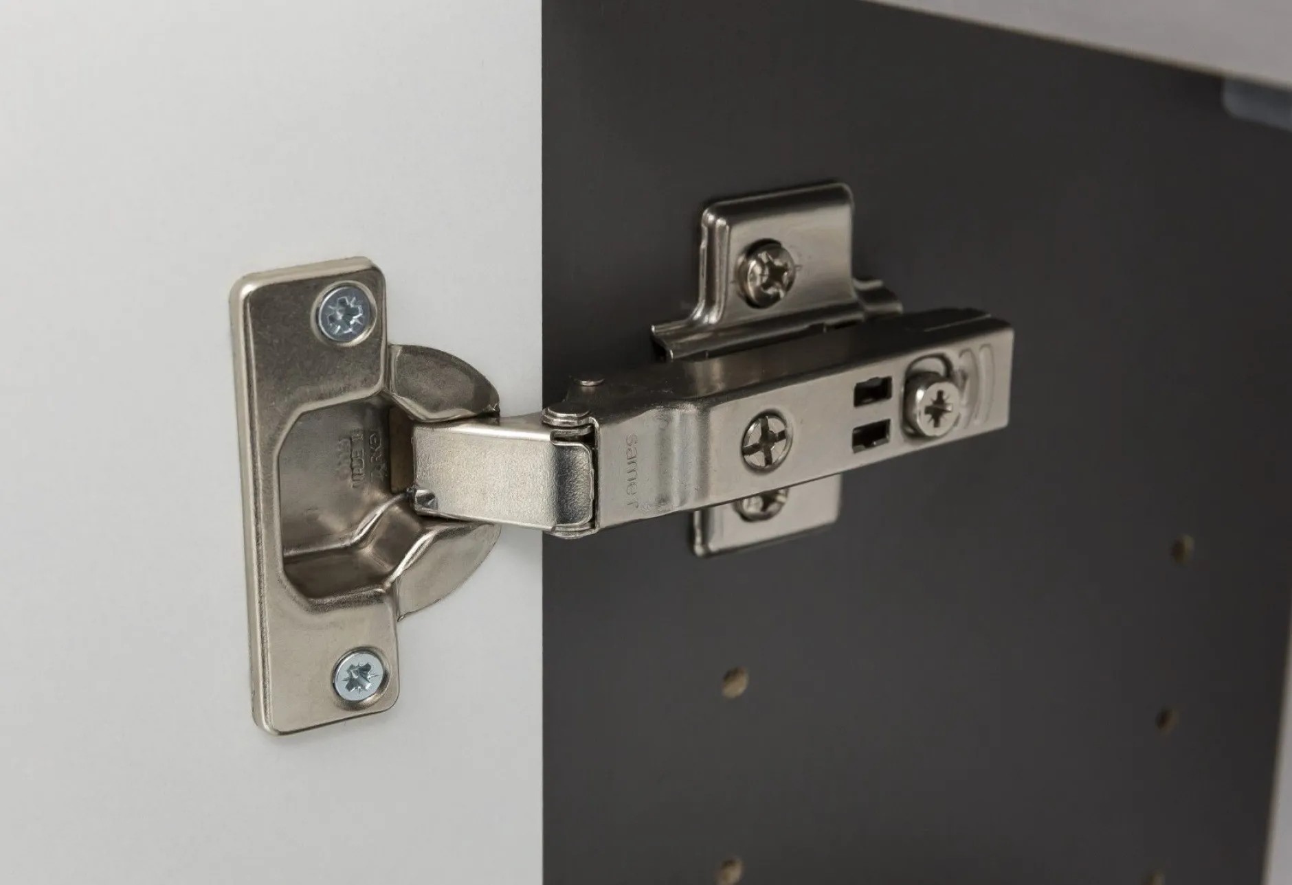 Spiegelschrank Luna 100cm mit 3 Türen und LED-Beleuchtung - Eiche