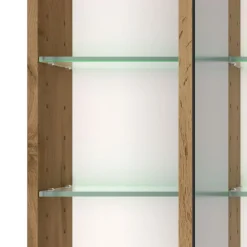 Spiegelschrank Malvo 60cm 3 Türen mit Beleuchtung - Eiche