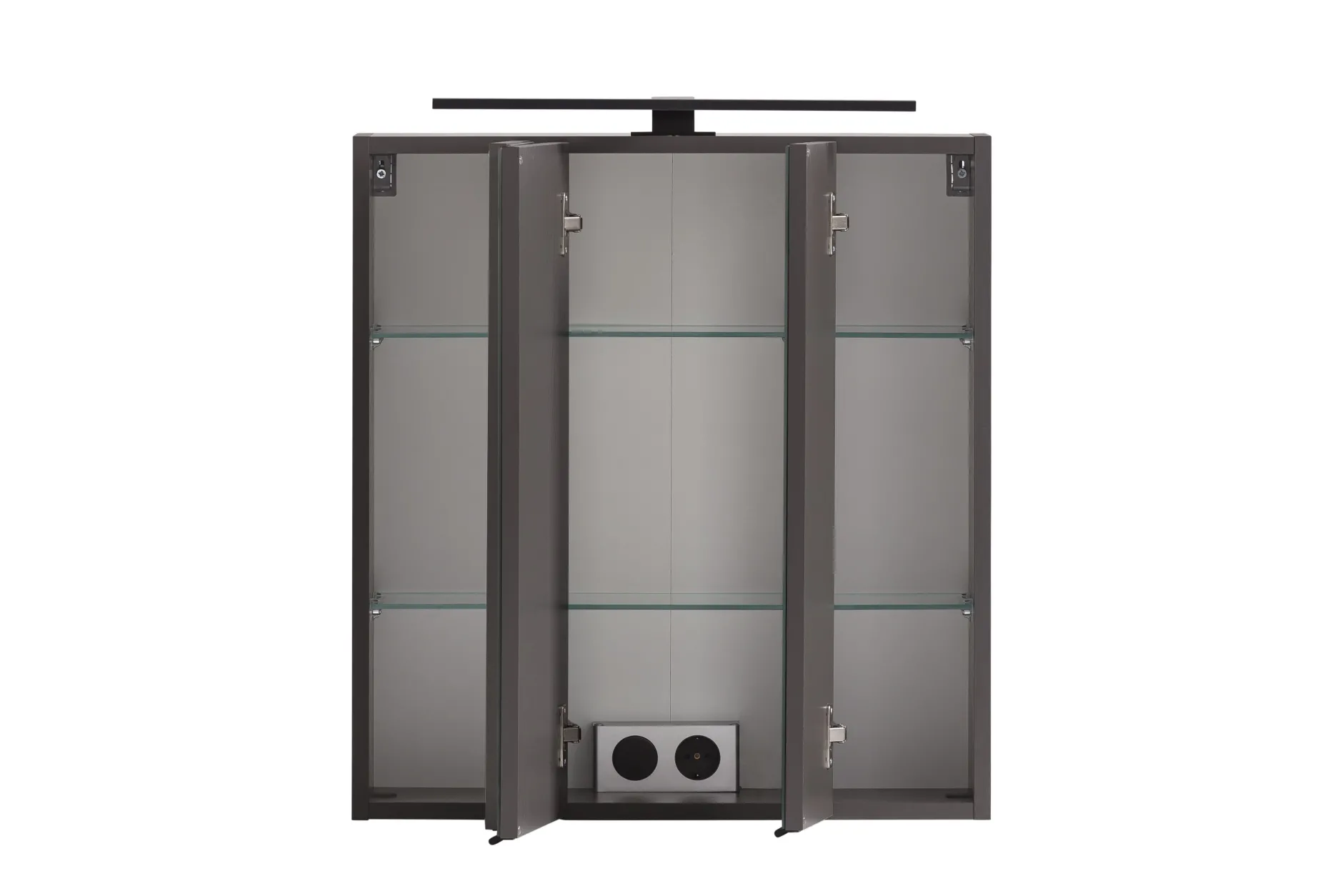 Spiegelschrank Meran | 60 x 20 x 64 cm | Grau