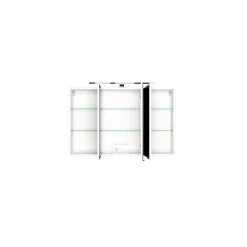 Spiegelschrank Pisca 100cm 3 Türen - graphitgrau