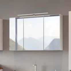 Spiegelschrank Pisca 100cm 3 Türen - weiß