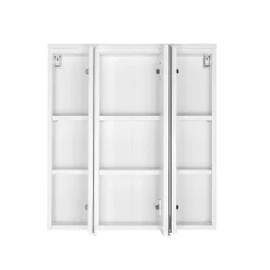 Spiegelschrank Pollet 60cm 3 Türen - weiß