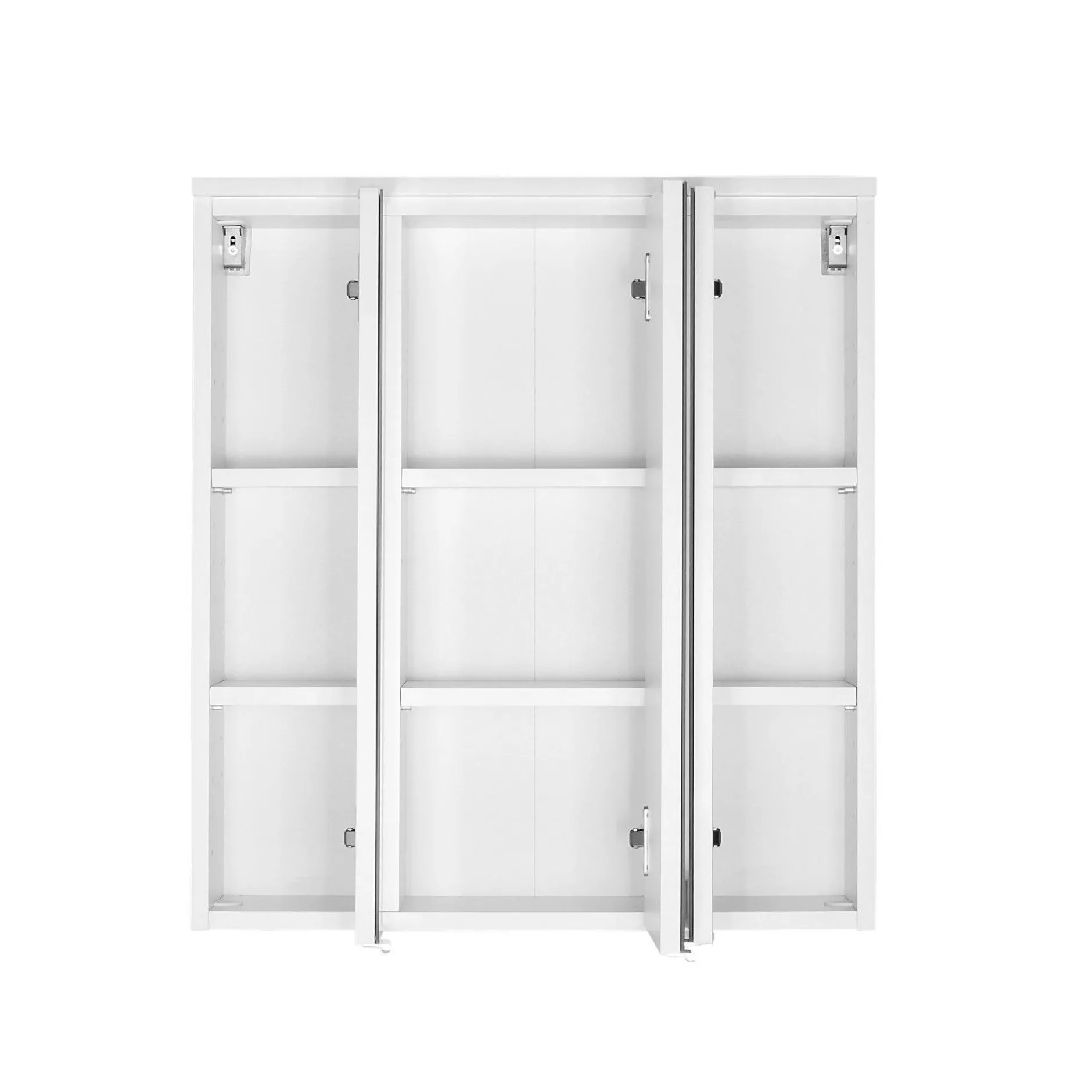 Spiegelschrank Pollet 60cm 3 Türen - weiß