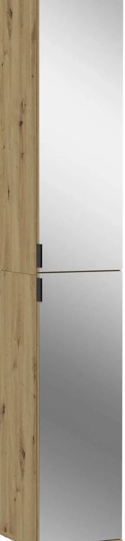 Spiegelschrank Projekt X Emob - Artisan Oak - 30x193x34 cm - Spiegelglas