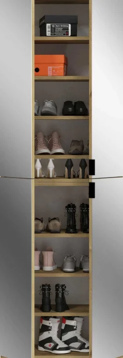 Spiegelschrank Projekt X Emob - Artisan Oak - 61x193x34 cm