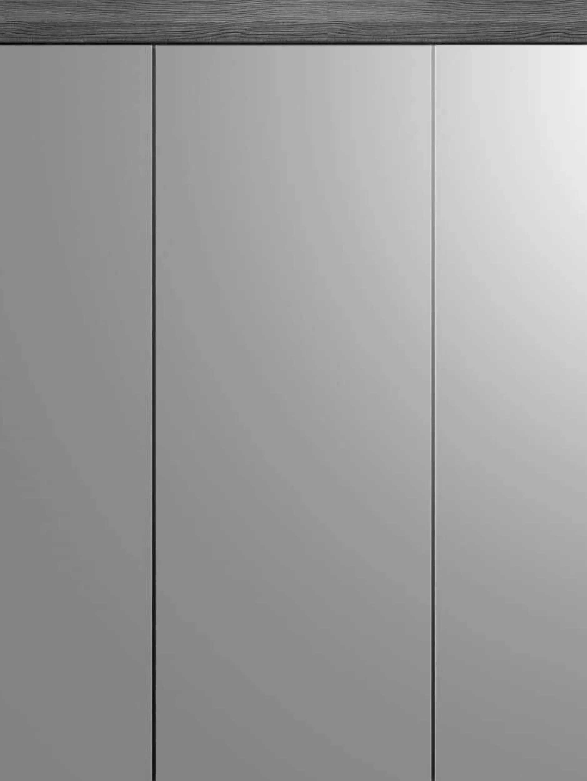 Spiegelschrank Scout Xonox - Rauchsilber/Weiß - 60x79x18 cm