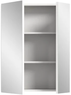 Spiegelschrank Vira Xonox - Melamin Weiß - 60x77x18 cm