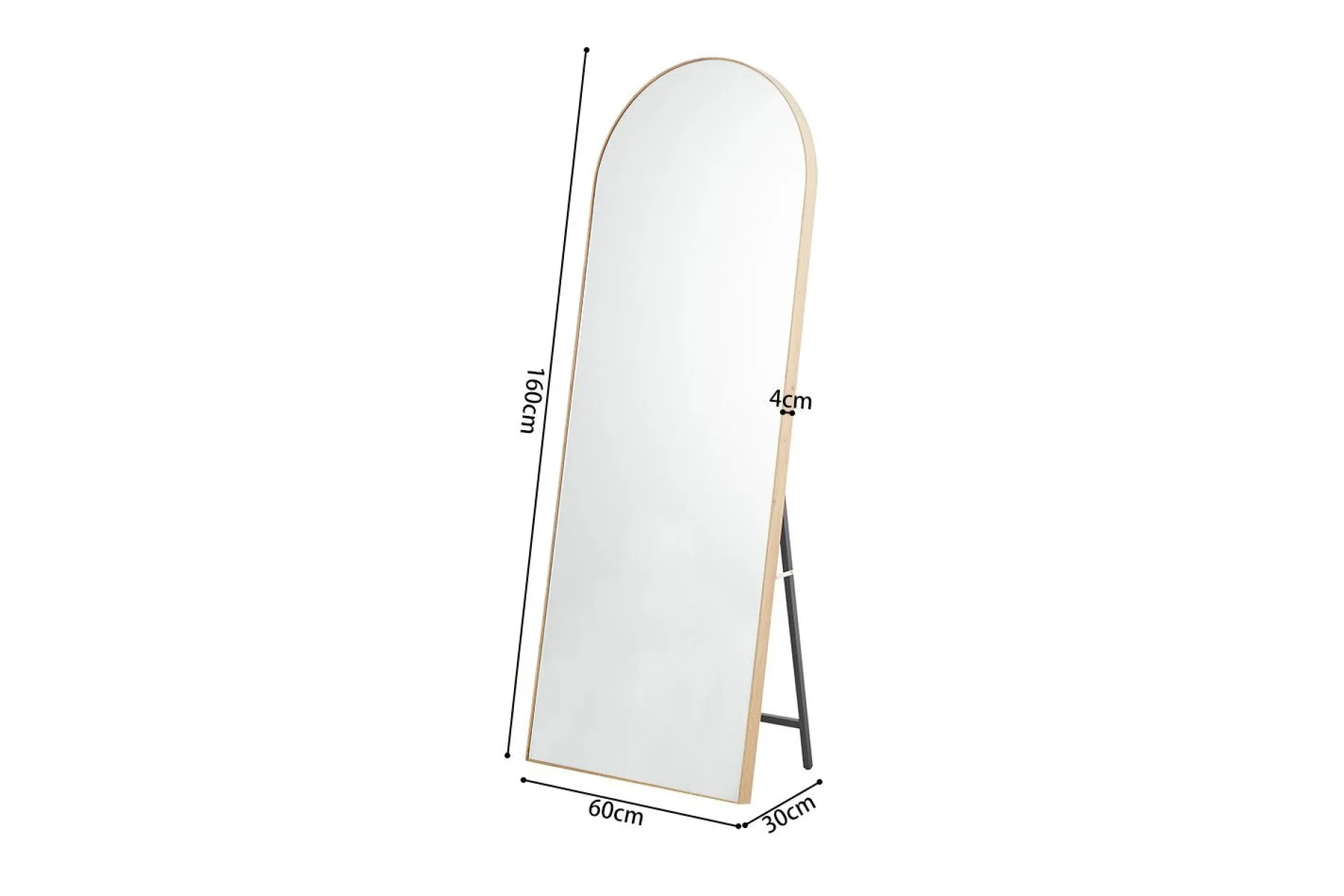 Standspiegel Rosalie | 60 x 160 cm | Old Oak Design