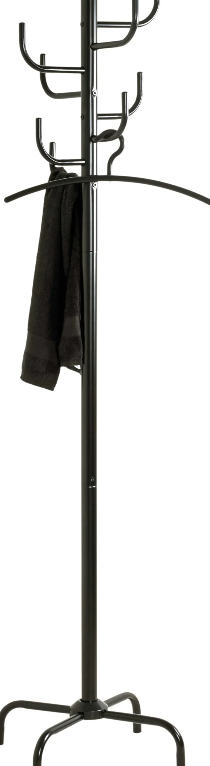Steh-Garderobe | Ø48 x 180 cm | Schwarz