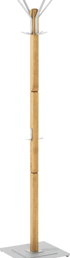 Steh-Garderobe | Ø40 x 184 cm | Weiß