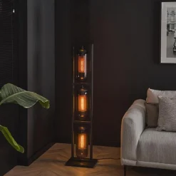 Stehleuchte für 3 Lichtquellen Smirna-Artic schwarz