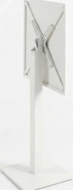 Stehtisch Prada Gescova - Aluminium - 70x70cm - Weiß