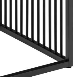 Strington Beistelltisch - 40x40x42 cm - Wildeiche/schwarz
