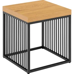 Strington Beistelltisch - 40x40x42 cm - Wildeiche/schwarz