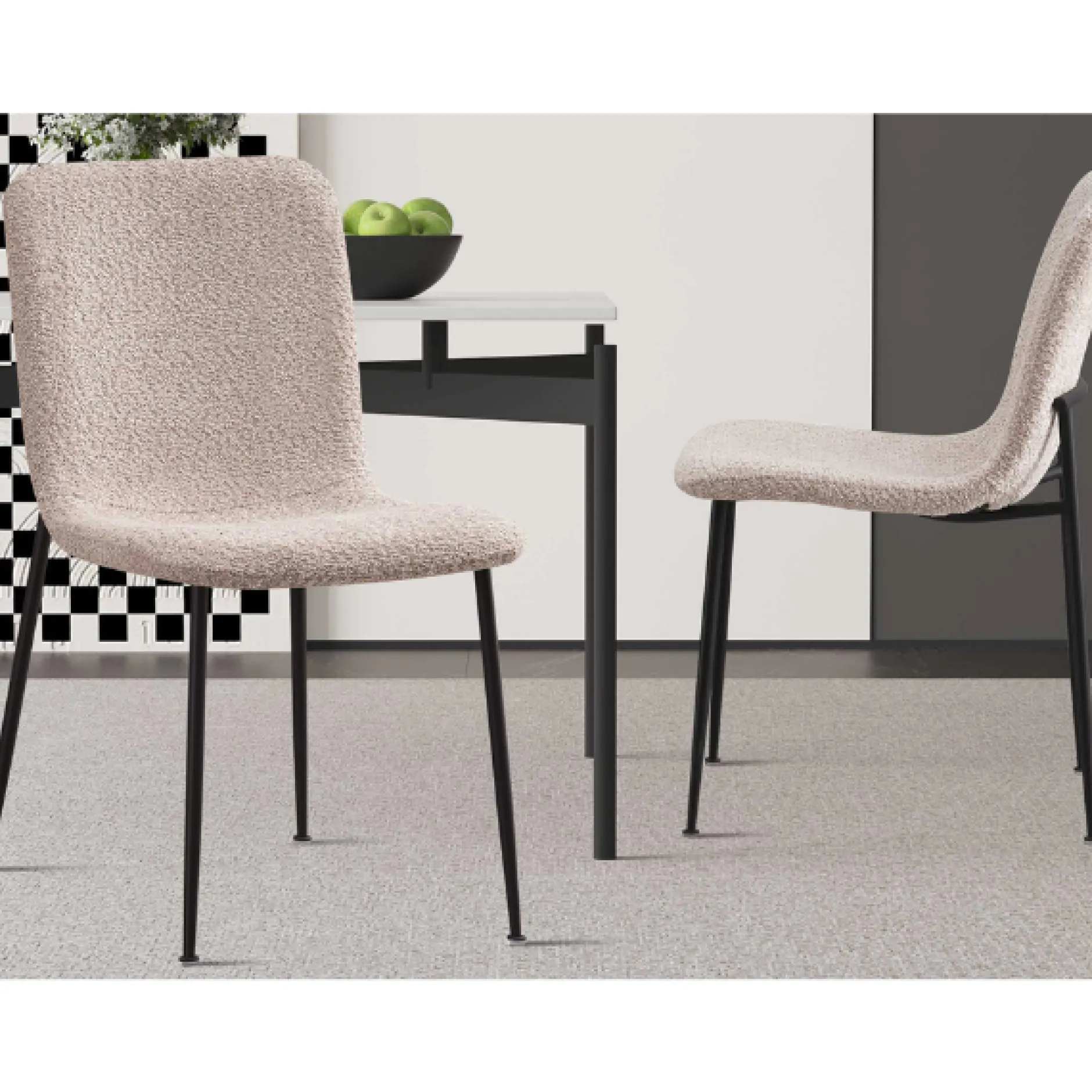 Stuhl Alice | 42 x 57 x 81,5 cm | Beige