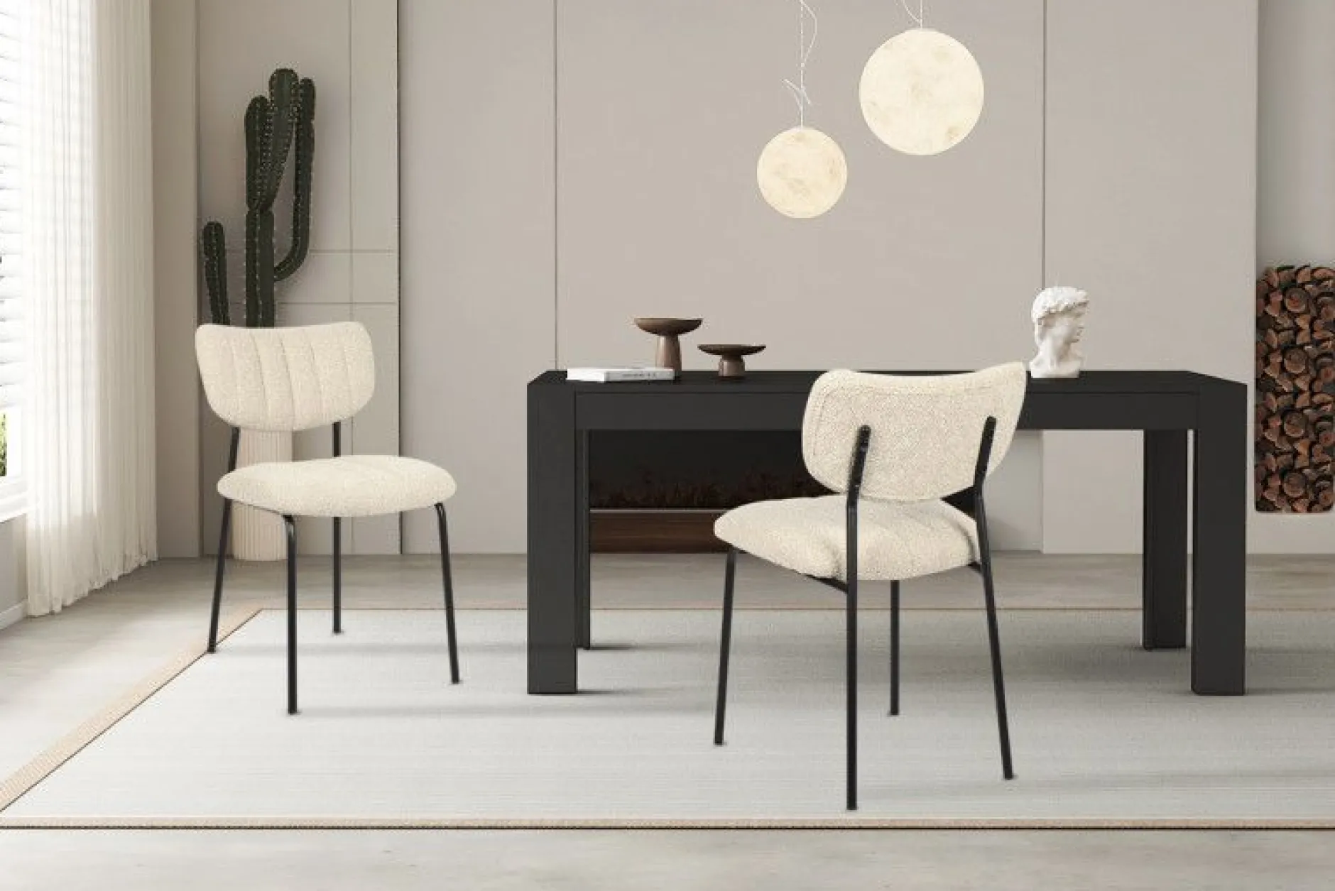 Stuhl Antunes | 46 x 53 x 77 cm | Beige