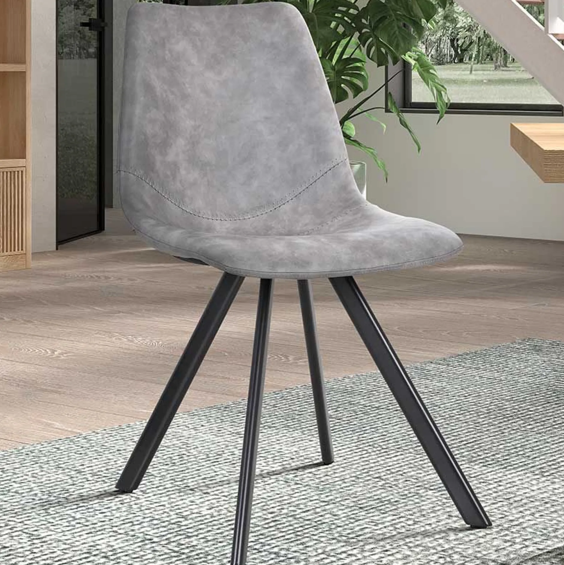 Stuhl Emmy - grau