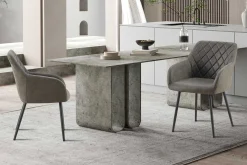 Stuhl Evita | 56 x 62 x 82 cm | Grau