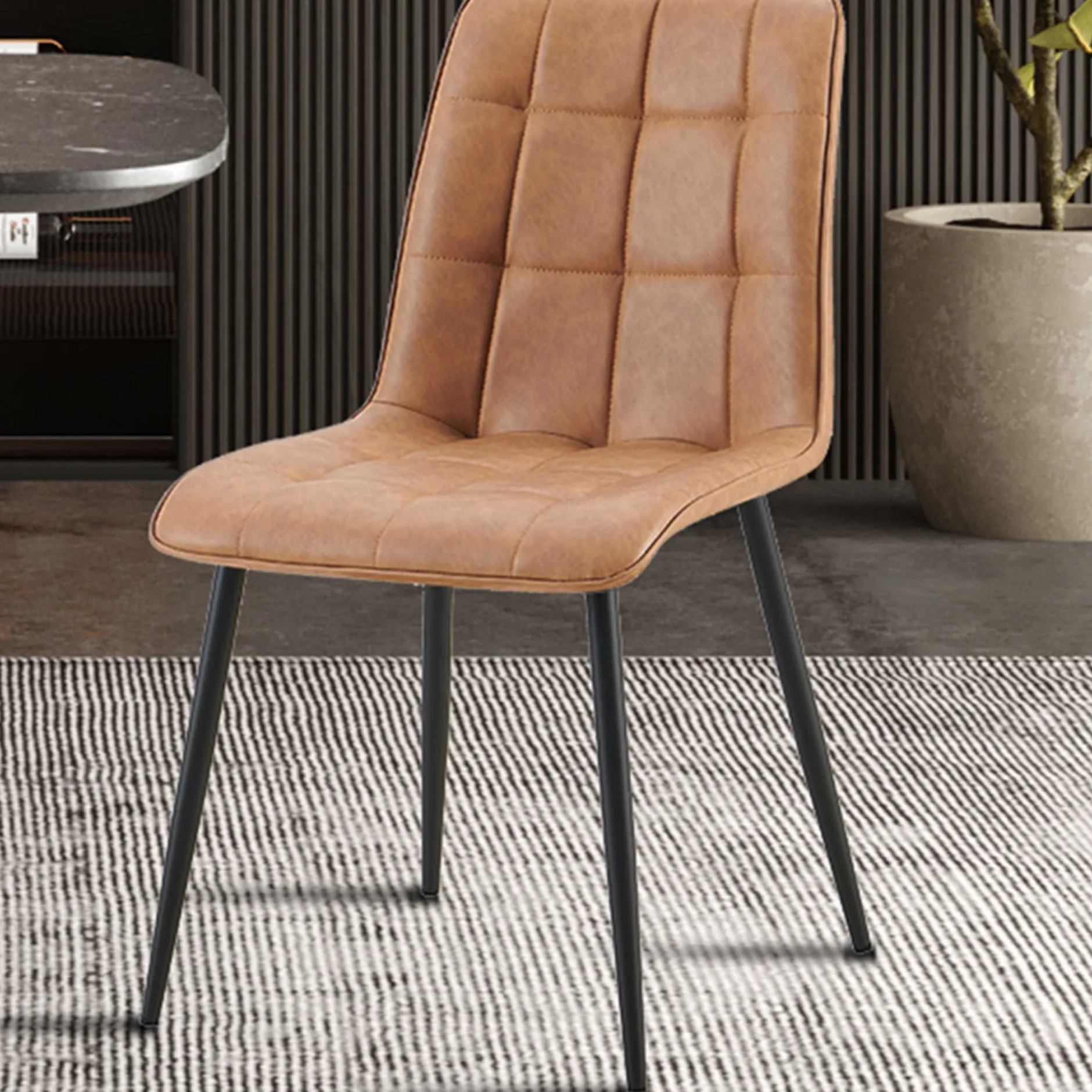 Stuhl Furax | 47 x 60 x 88 cm | Farbe Cognac