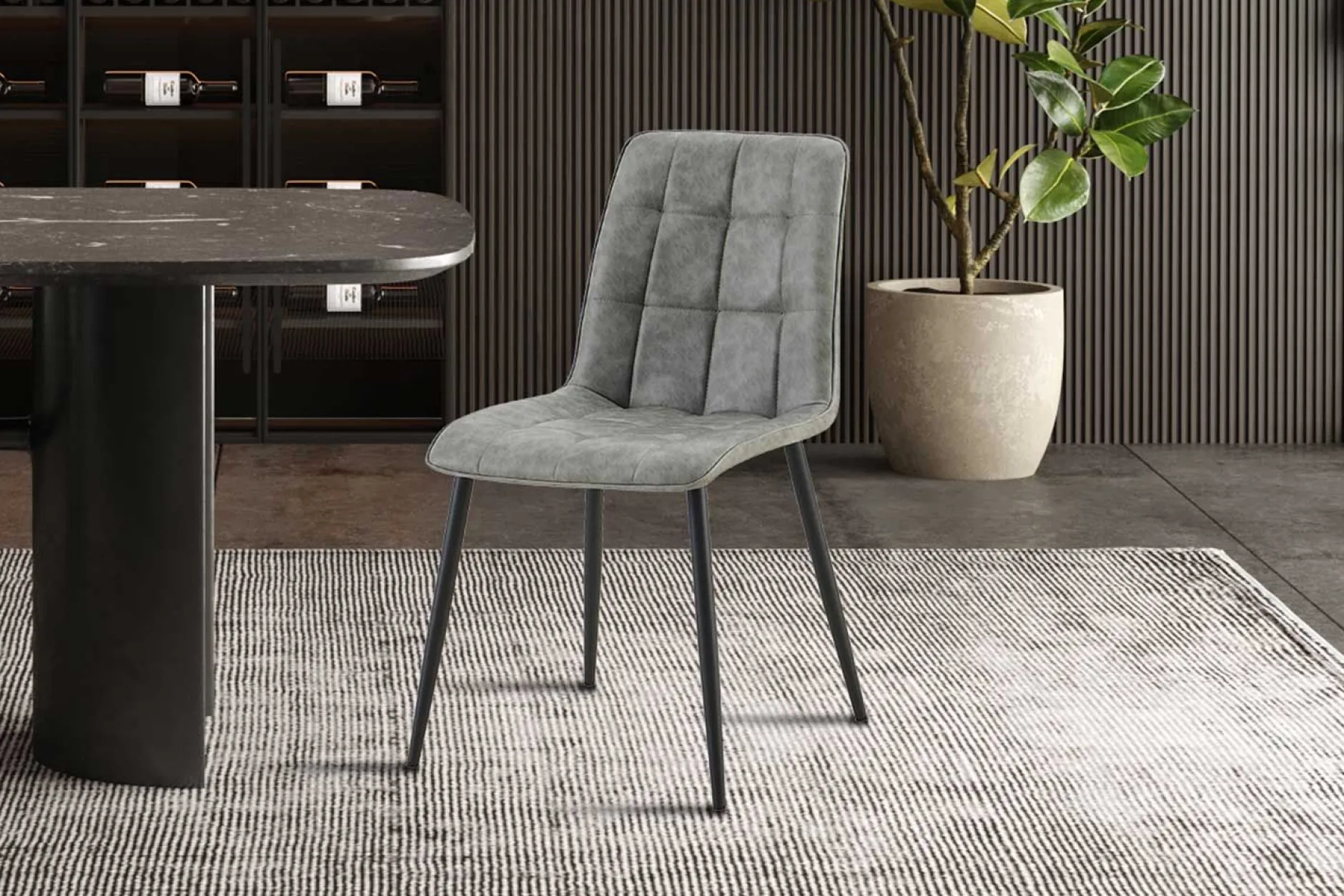 Stuhl Furax | 43 x 60 x 88 cm | Grau