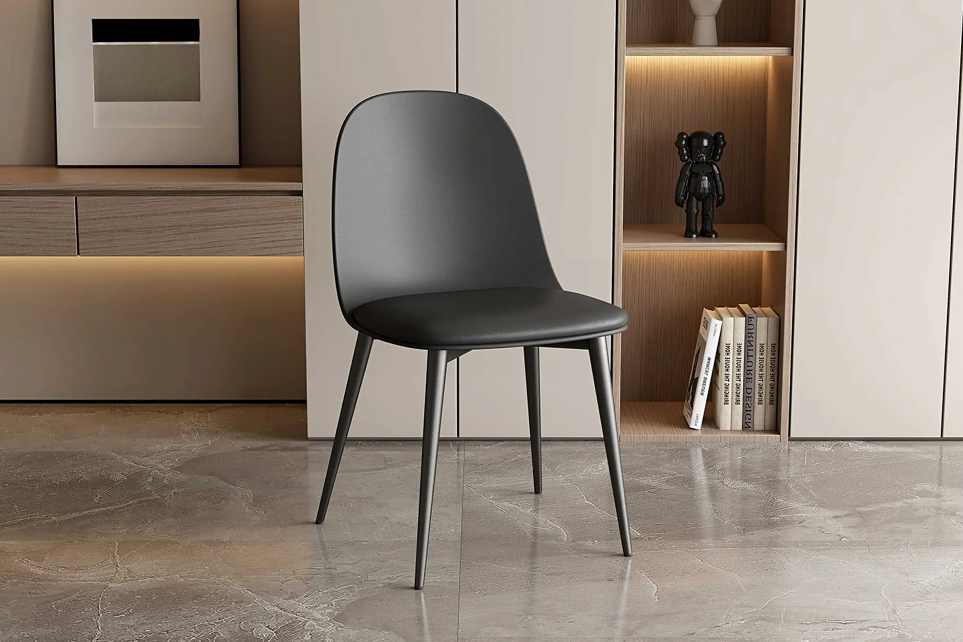 Stuhl Jasmin | 51 x 44 x 81 cm | Schwarz