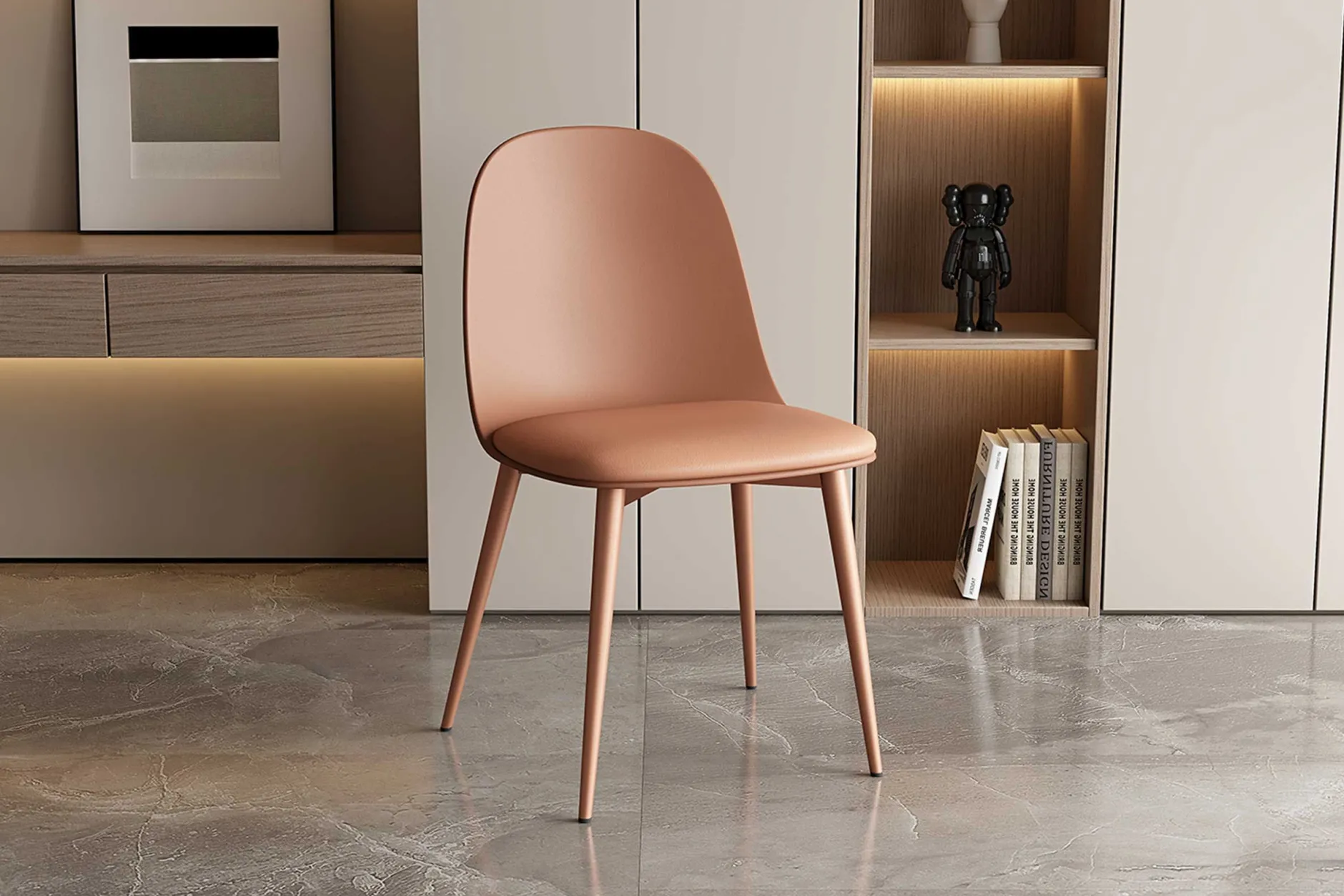 Stuhl Jasmin | 51 x 44 x 81 cm | Terrakotta