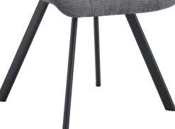 Stuhl Lizzy | 52 x 62 x 89 cm | Dunkelgrau