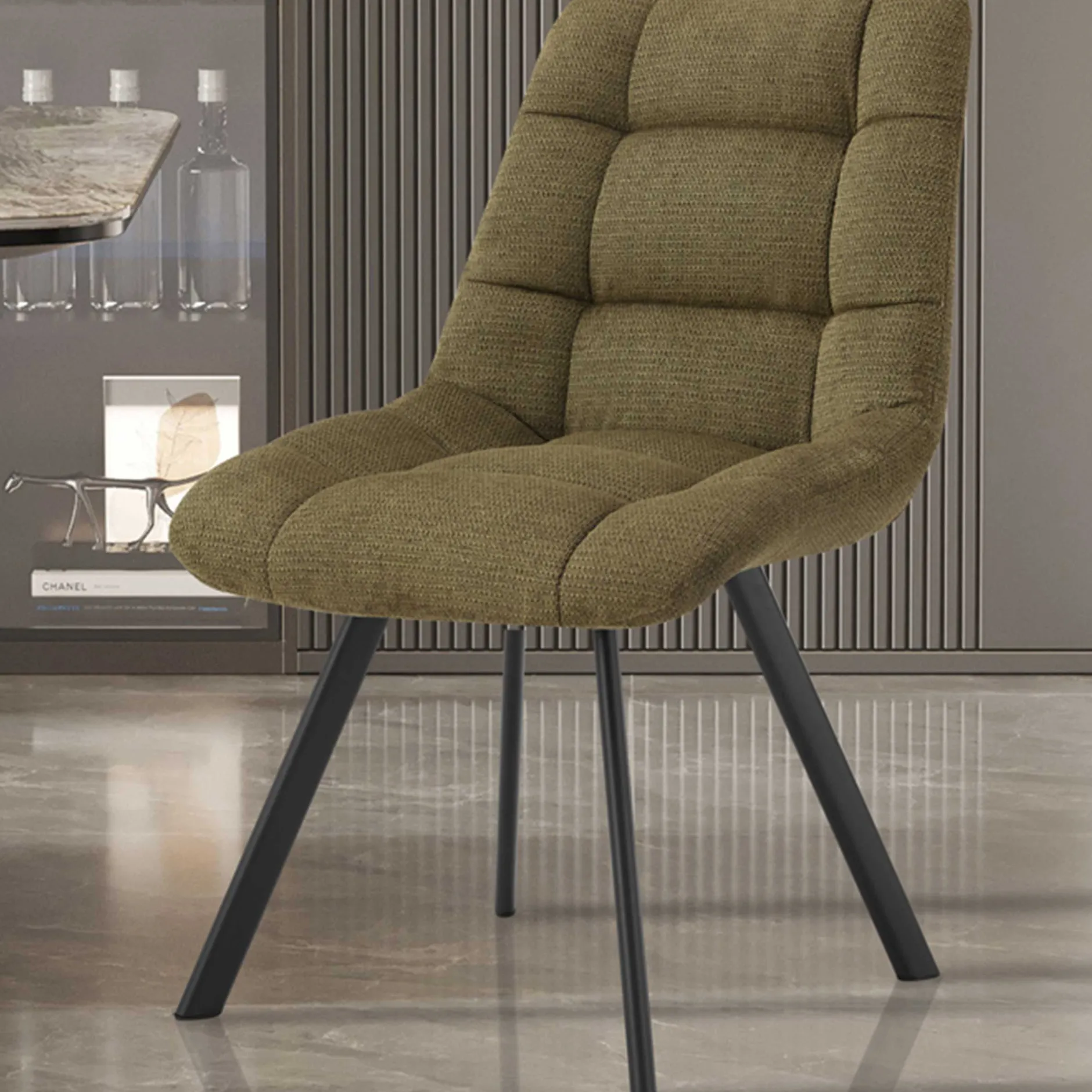 Stuhl Lizzy | 52 x 62 x 89 cm | Grün
