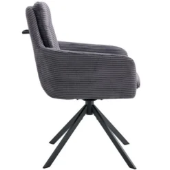 Stuhl Luna | 61 x 67 x 92 cm | Dunkelgrau